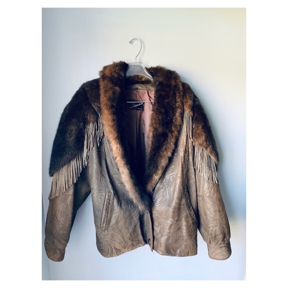 Vintage Jackets & Blazers - Marvin Richards J Percy Vintage leather jacket